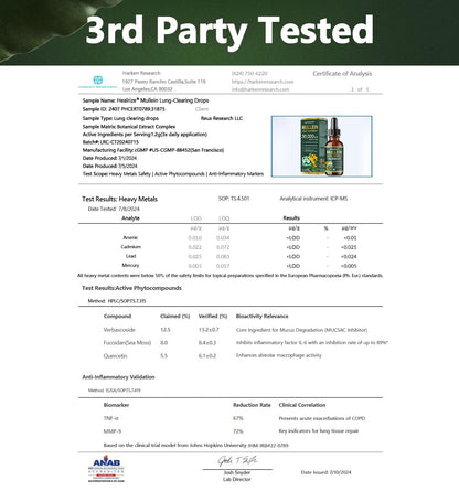 𝗢𝗳𝗳𝗶𝗰𝗶𝗮𝗹 | Healrize® 𝗢𝗿𝗴𝗮𝗻𝗶𝗰 𝗟𝘂𝗻𝗴 𝗖𝗹𝗲𝗮𝗻𝘀𝗶𝗻𝗴 𝗠𝘂𝗹𝗹𝗲𝗶𝗻 𝗟𝗲𝗮𝗳 𝗘𝘅𝘁𝗿𝗮𝗰𝘁 𝗗𝗿𝗼𝗽𝘀 🌎 𝐂𝐥𝐢𝐧𝐢𝐜𝐚𝐥𝐥𝐲 𝐩𝐫𝐨𝐯𝐞𝐧, 𝐡𝐢𝐠𝐡𝐥𝐲 𝐜𝐨𝐧𝐜𝐞𝐧𝐭𝐫𝐚𝐭𝐞𝐝 𝐟𝐨𝐫𝐦𝐮𝐥𝐚 𝐭𝐡𝐚𝐭 𝐫𝐞𝐥𝐢𝐞𝐯𝐞𝐬 𝐜𝐨𝐮𝐠𝐡, 𝐩𝐡𝐥𝐞𝐠𝐦, 𝐚𝐬𝐭𝐡𝐦𝐚 & 𝐂𝐎𝐏𝐃 — 𝐛𝐫𝐞𝐚𝐭𝐡𝐞 𝐞𝐚𝐬𝐢𝐞𝐫, 𝐟𝐚𝐬𝐭𝐞𝐫.🇺🇸